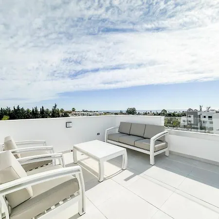 Rooftop Jacuzzi Pools Modern Wifi Townhouse Estepona
